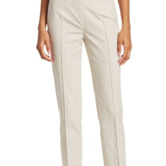 Cream Cropped Pants | 8 | EUC | Akris Punto Slim, but not skinny! - Picture 3 of 8